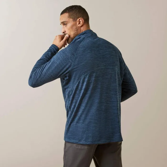 TShirts and Polos Men Ariat Rebar Gridwork Baselayer 14 Zip TShirt Blue Wink Teal TShirts and Polos Men Ariat Rebar Gridwork Baselayer 14 Zip TShirt Blue Wink Teal