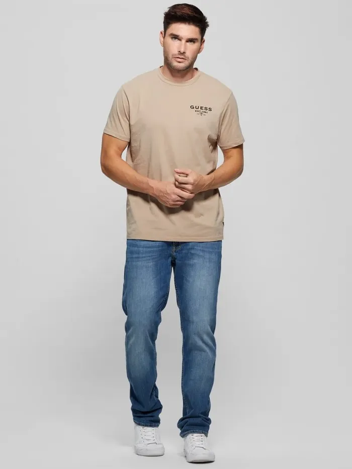 TShirts and Tanks GUESS Men Eco Signature Tee Neutral Sand TShirts and Tanks GUESS Men Eco Signature Tee Neutral Sand