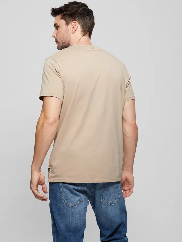 TShirts and Tanks GUESS Men Eco Signature Tee Neutral Sand TShirts and Tanks GUESS Men Eco Signature Tee Neutral Sand