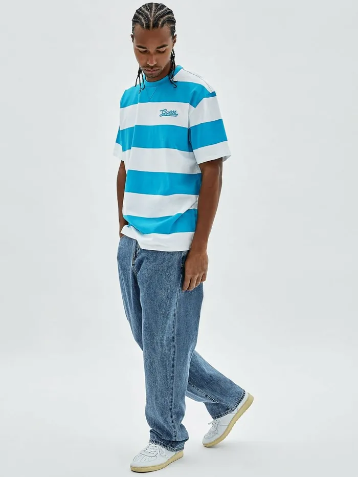 TShirts and Tanks GUESS Men GUESS Originals Striped Tee Blue Toulouse Multi