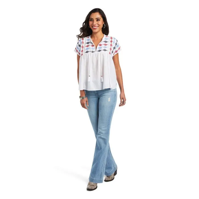 TShirts and Tops Women Ariat Billie Tunic White TShirts and Tops Women Ariat Billie Tunic White