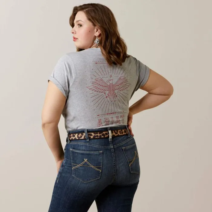 TShirts and Tops Women Ariat Fly High TShirt Light Heather Grey TShirts and Tops Women Ariat Fly High TShirt Light Heather Grey
