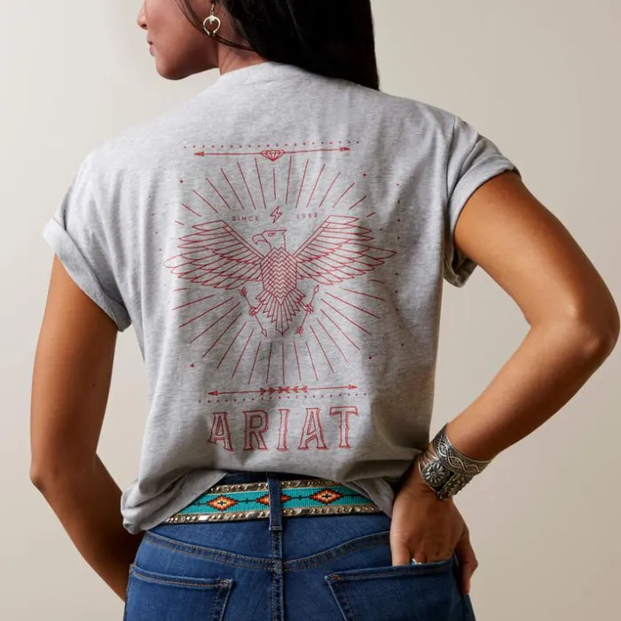 TShirts and Tops Women Ariat Fly High TShirt Light Heather Grey TShirts and Tops Women Ariat Fly High TShirt Light Heather Grey