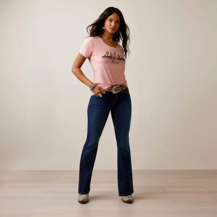 TShirts and Tops Women Ariat Mojave Tee TShirt Island Blush