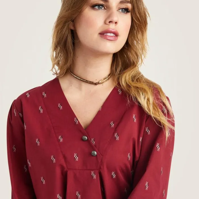 TShirts and Tops Women Ariat Peasant Top Chimayo Blouse Chimayo Dobby TShirts and Tops Women Ariat Peasant Top Chimayo Blouse Chimayo Dobby