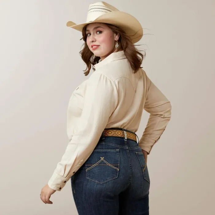 TShirts and Tops Women Ariat REAL Jurlington Snap Shirt Sandshell TShirts and Tops Women Ariat REAL Jurlington Snap Shirt Sandshell