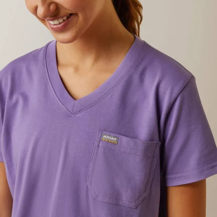 TShirts and Tops Women Ariat Rebar Cotton Strong American Flag Graphc TShirt Paisley Purple TShirts and Tops Women Ariat Rebar Cotton Strong American Flag Graphc TShirt Paisley Purple