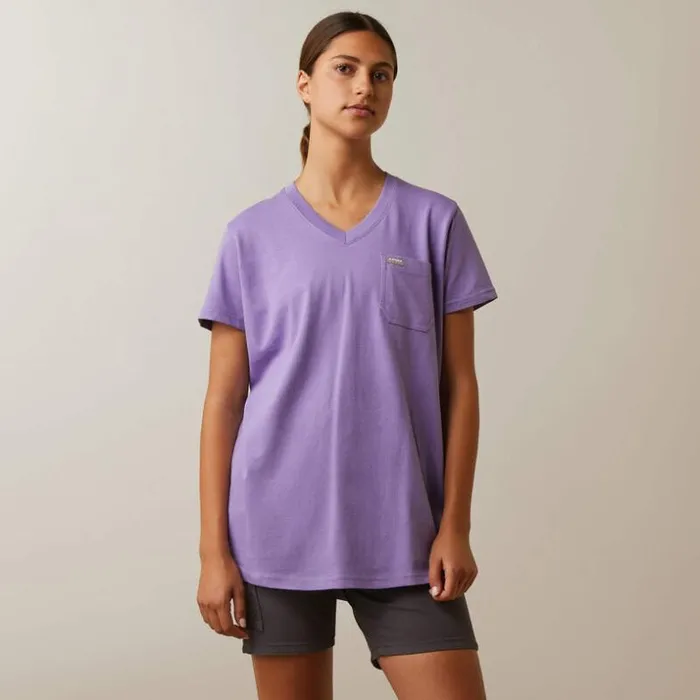 TShirts and Tops Women Ariat Rebar Cotton Strong American Flag Graphc TShirt Paisley Purple TShirts and Tops Women Ariat Rebar Cotton Strong American Flag Graphc TShirt Paisley Purple