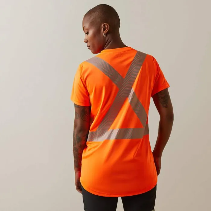 TShirts and Tops Women Ariat Rebar HiVis ANSI TShirt Hi Vis Orange TShirts and Tops Women Ariat Rebar HiVis ANSI TShirt Hi Vis Orange