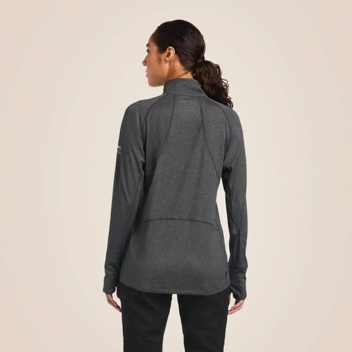 TShirts and Tops Women Ariat Rebar Polartec Elite Zip Baselayer Charcoal Heather TShirts and Tops Women Ariat Rebar Polartec Elite Zip Baselayer Charcoal Heather