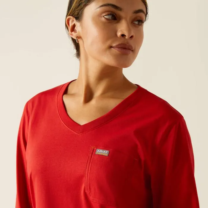 TShirts and Tops Women Ariat Rebar Workman Stars and Stripes Samba
