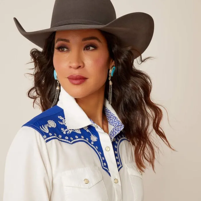 TShirts and Tops Women Ariat Sendero Senorita Shirt Blanc TShirts and Tops Women Ariat Sendero Senorita Shirt Blanc