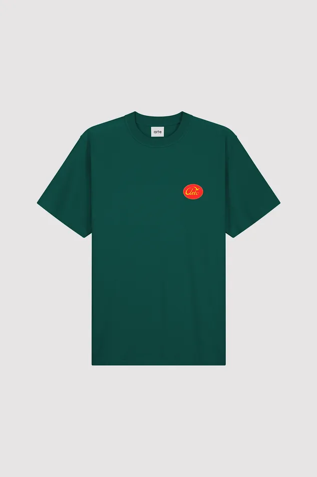 Tshirts Men Arte Antwerp Tshirt Small Bird vert