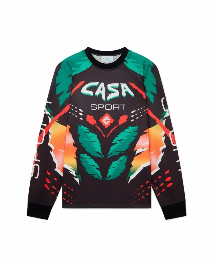 TShirts MenWomen Casablanca Paris Casa Moto Long Sleeve TShirt
