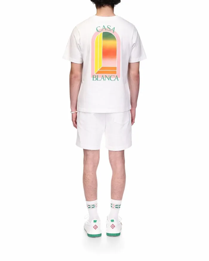 TShirts MenWomen Casablanca Paris Gradient L039Arche TShirt TShirts MenWomen Casablanca Paris Gradient L039Arche TShirt