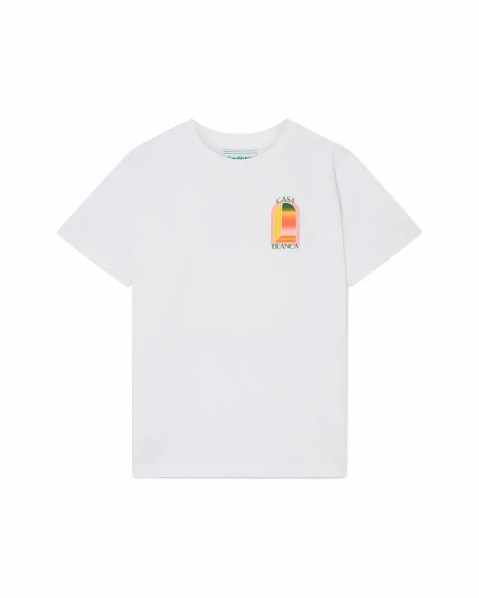 TShirts MenWomen Casablanca Paris Gradient L039Arche TShirt TShirts MenWomen Casablanca Paris Gradient L039Arche TShirt