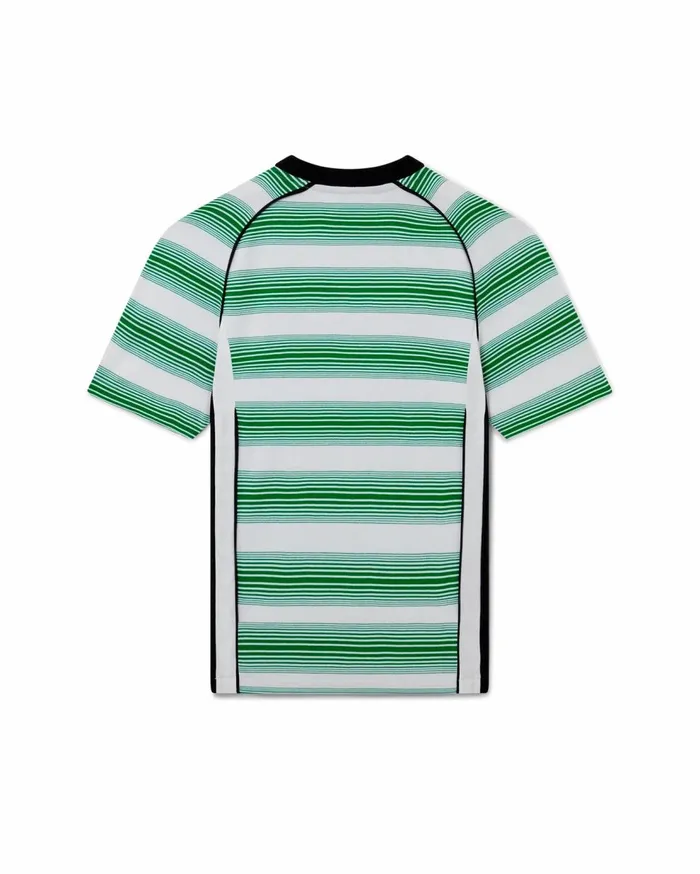 TShirts MenWomen Casablanca Paris Gradient Stripe Panelled Football TShirt