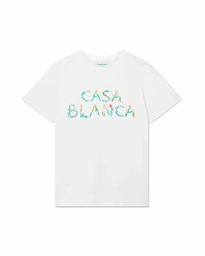 TShirts MenWomen Casablanca Paris L039Arche Fleurie TShirt
