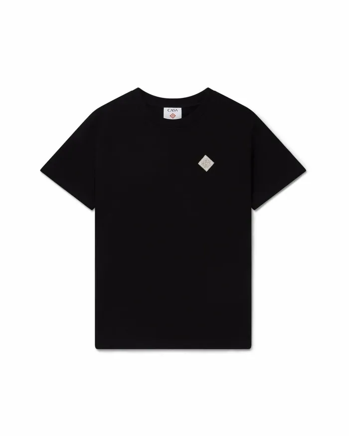 TShirts MenWomen Casablanca Paris Pearl Diamond Patch TShirt