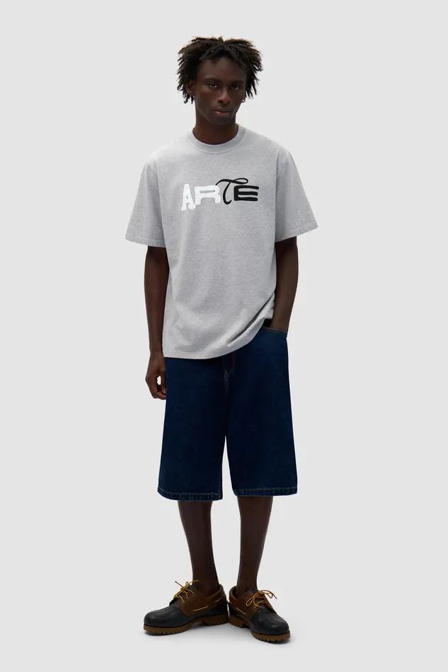 Tshirts Tshirt logo imprim en duo 8211 Arte Antwerp Men