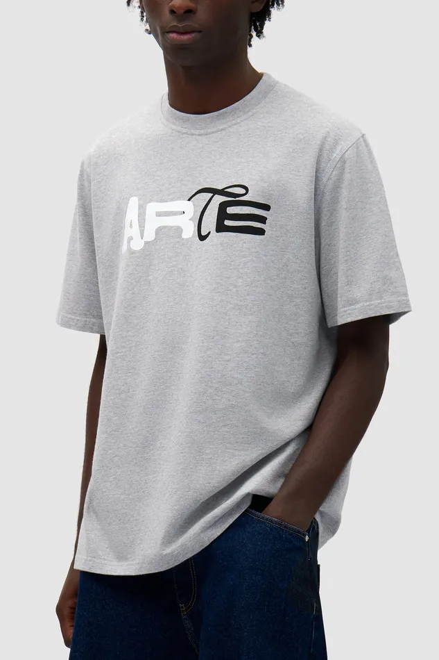 Tshirts Tshirt logo imprim en duo 8211 Arte Antwerp Men