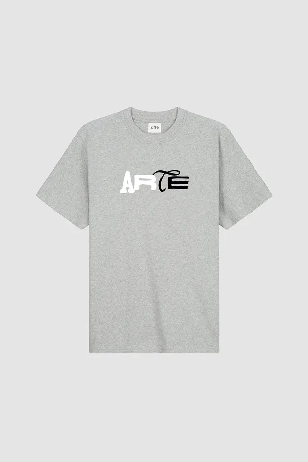 Tshirts Tshirt logo imprim en duo 8211 Arte Antwerp Men