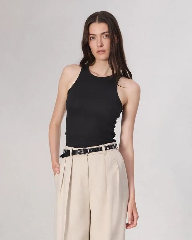 TShirts The Essential Rib Tank BlackWhite rag and bone Women