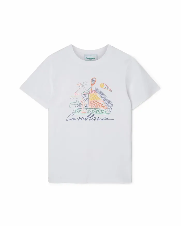 TShirts Women Casablanca Paris Jeu De Crayon TShirt