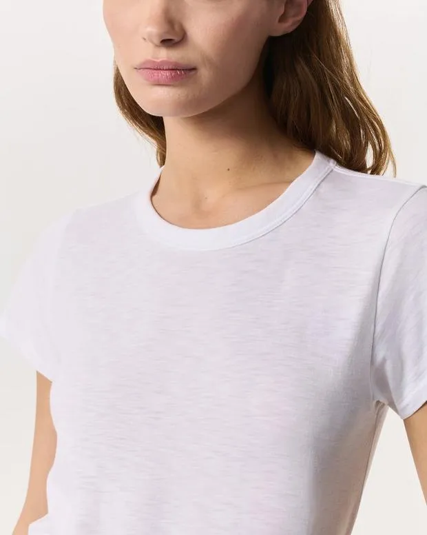 TShirts Women The Slub Tee BlackBright WhiteHeather Grey rag and bone
