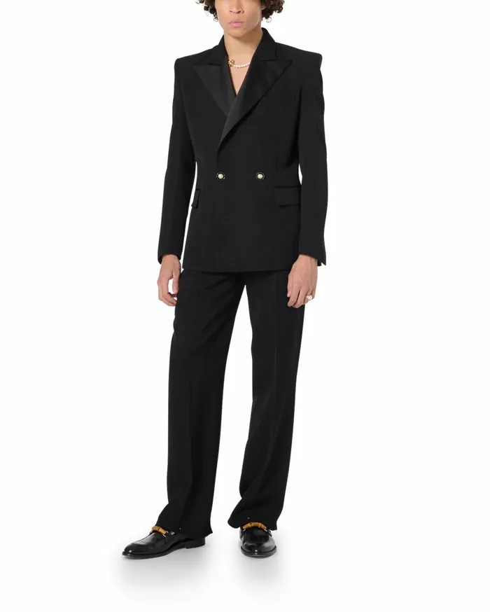 Tailoring Men Casablanca Paris Straight Leg Silk Trousers