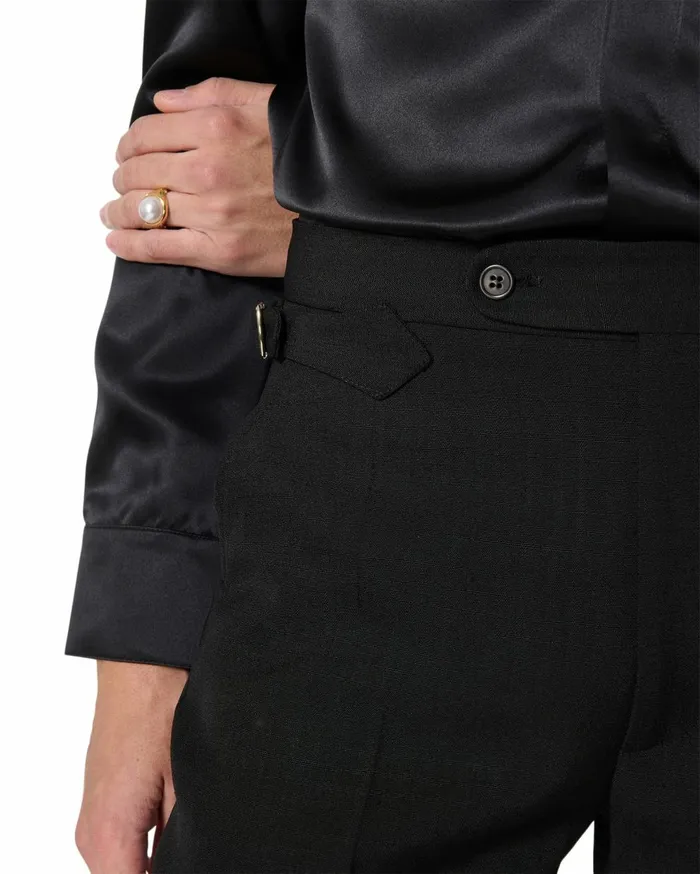 Tailoring Men Casablanca Paris Straight Leg Silk Trousers