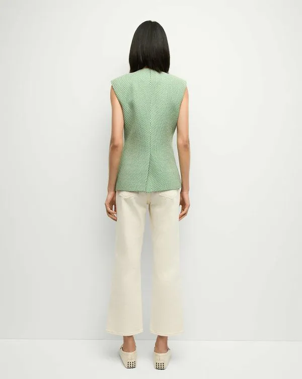 Tamara Vest Lemongrassanddove Women Veronica Beard Jackets and Outerwear Tamara Vest Lemongrassanddove Women Veronica Beard Jackets and Outerwear