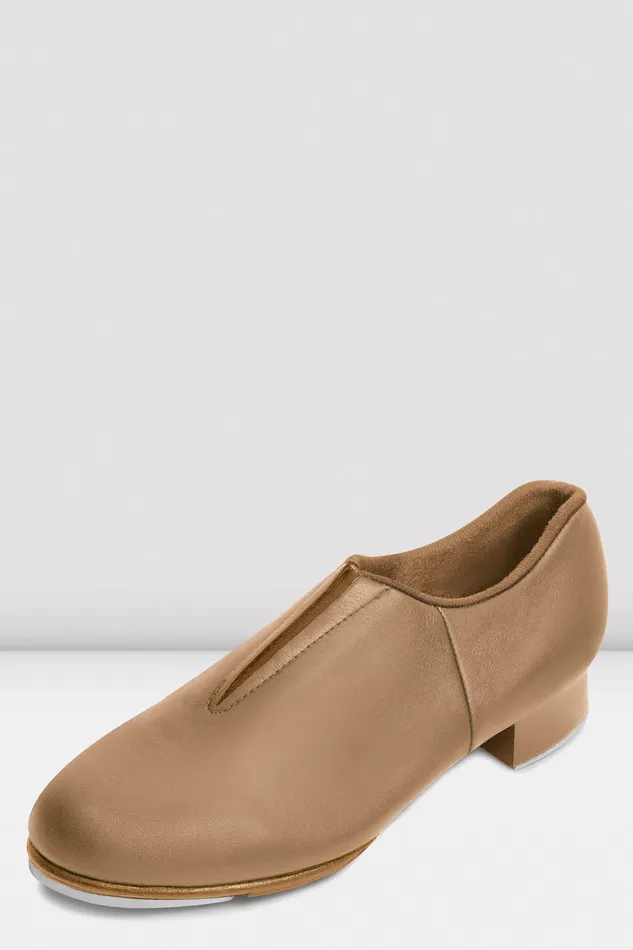 Tap Bloch Adult Ladies Tap Flex Slip On Leather Tap Shoes Tan Leather