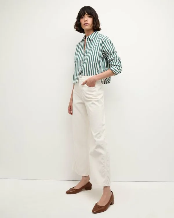 Taylor Corduroy Cropped WideLeg Pant Ecru Women Veronica Beard Jeans Taylor Corduroy Cropped WideLeg Pant Ecru Women Veronica Beard Jeans