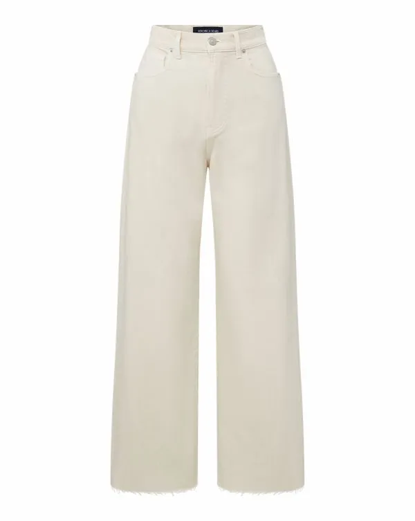 Taylor Cropped WideLeg Jean Ecru Women Veronica Beard Jeans Taylor Cropped WideLeg Jean Ecru Women Veronica Beard Jeans