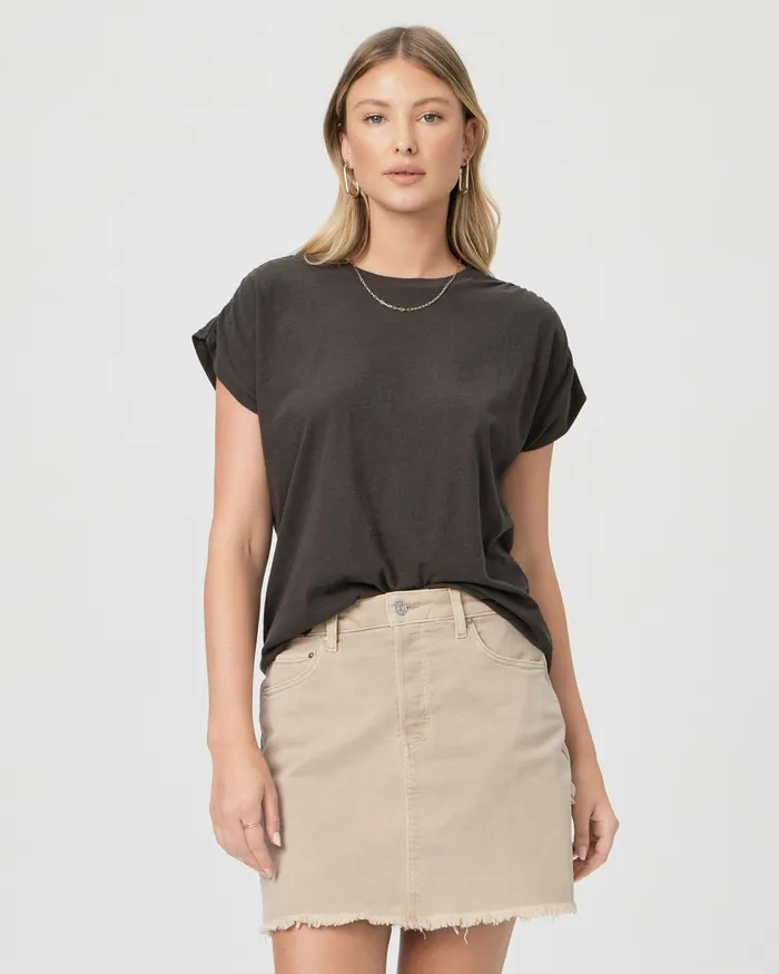 Tees and Tanks Lunar Tee 8211 Faded Black PAIGE Women