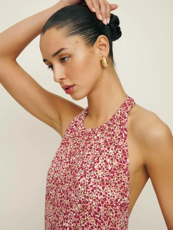 The Reformation Avielle Dress La Vie En Rose 8211 Clothing