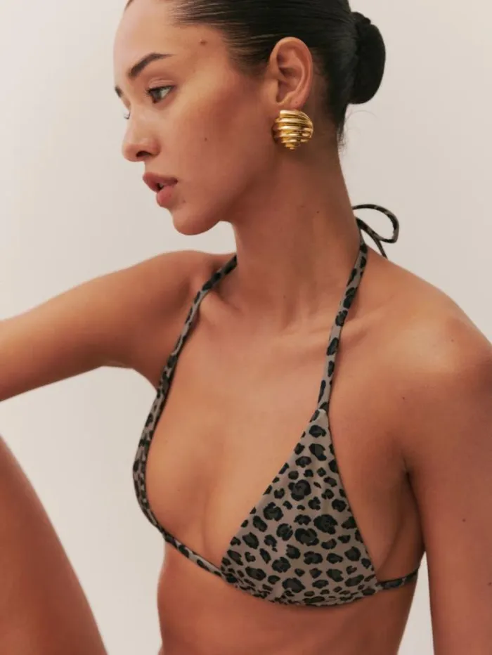 The Reformation Azores Bikini Top Meow 8211 Clothing