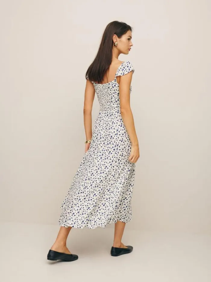 The Reformation Bryson Dress Mykonos 8211 Clothing