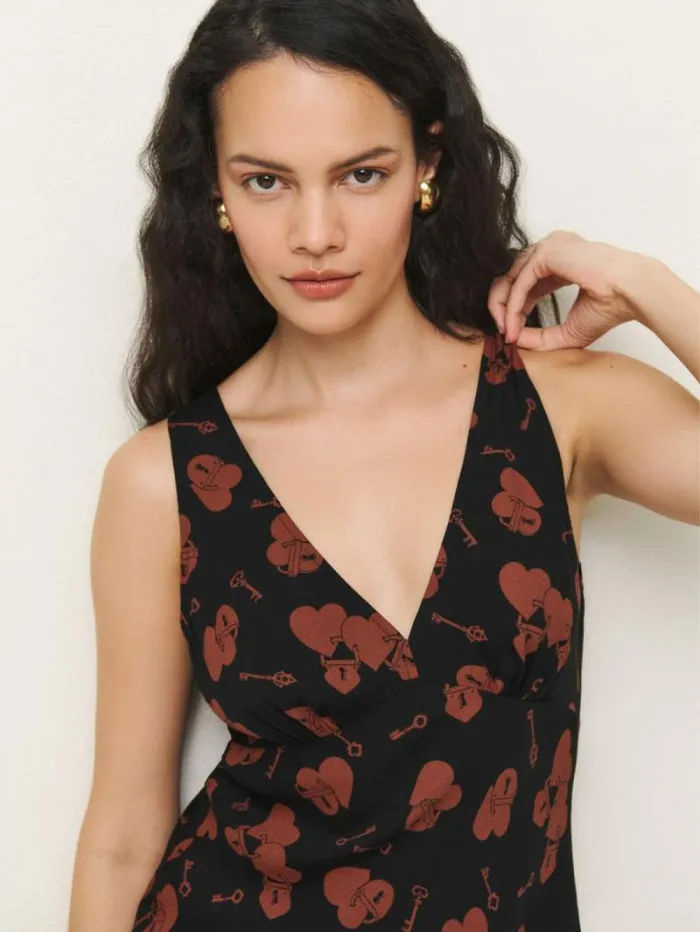 The Reformation Calix Dress Key To My Heart 8211 Clothing