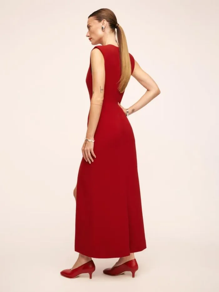 The Reformation Cori Dress Lipstick 8211 ClothingWeddings
