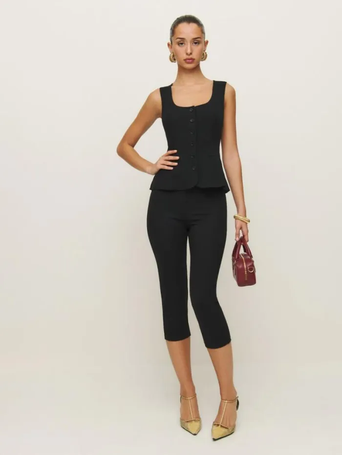 The Reformation Delanie Top Black 8211 Clothing