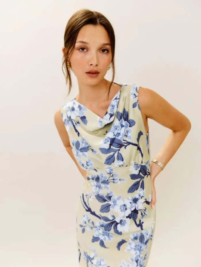 The Reformation Dessa Satin Dress Tia 8211 ClothingWeddings