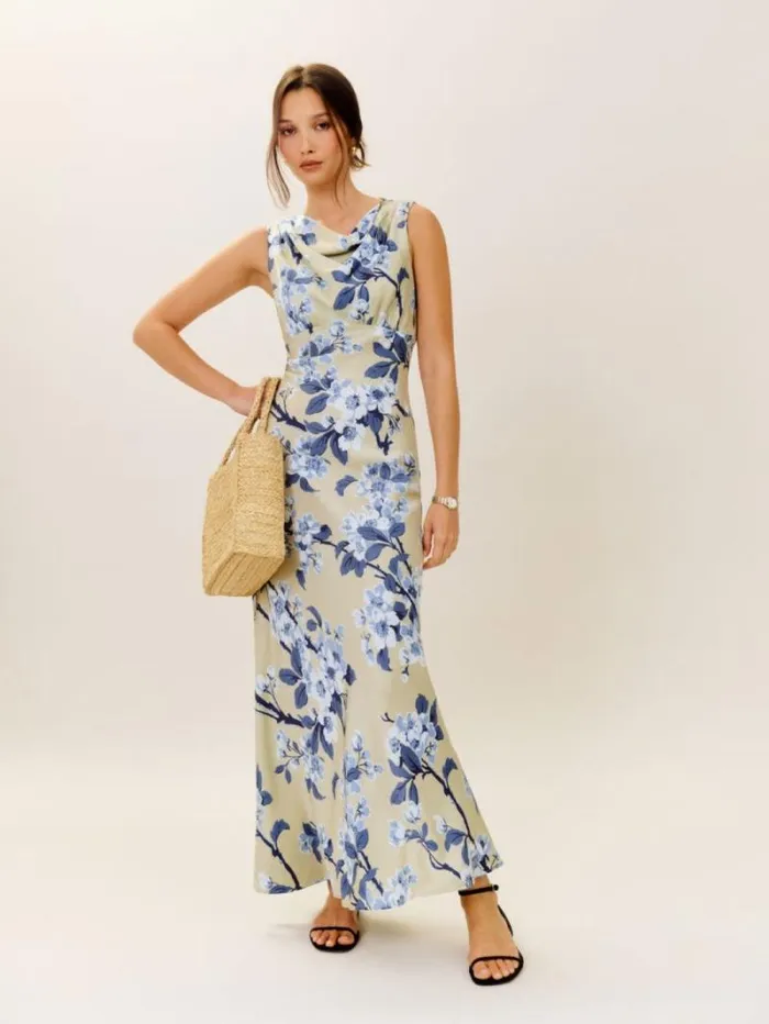 The Reformation Dessa Satin Dress Tia 8211 ClothingWeddings