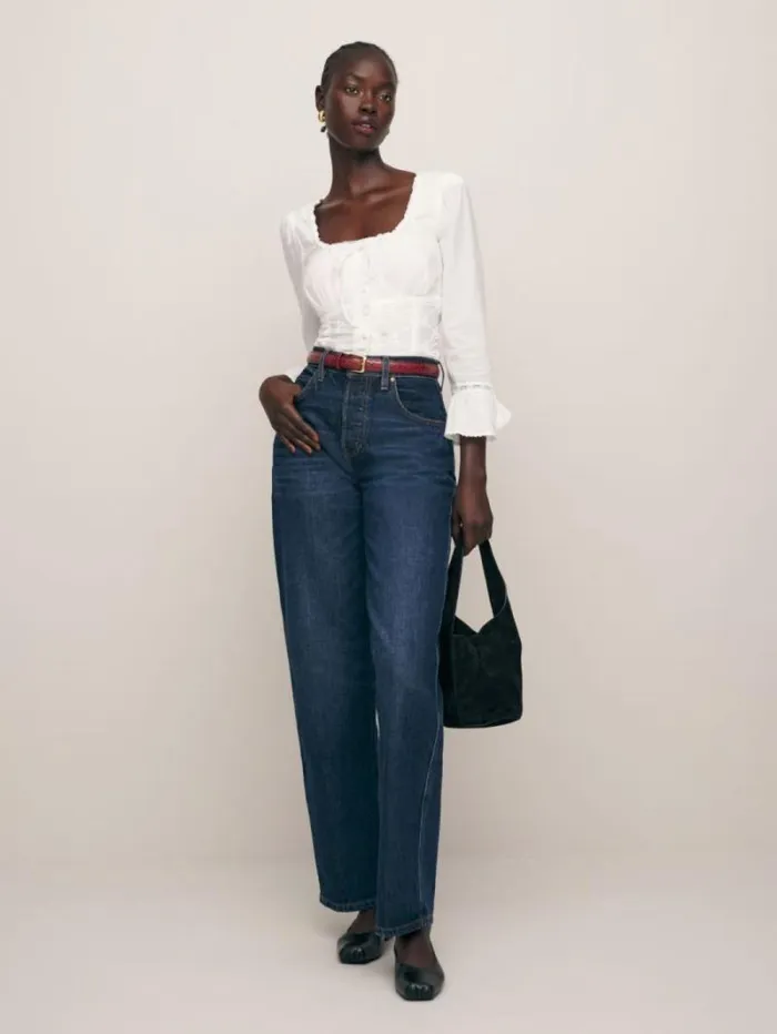 The Reformation Heidi Top White 8211 Clothing