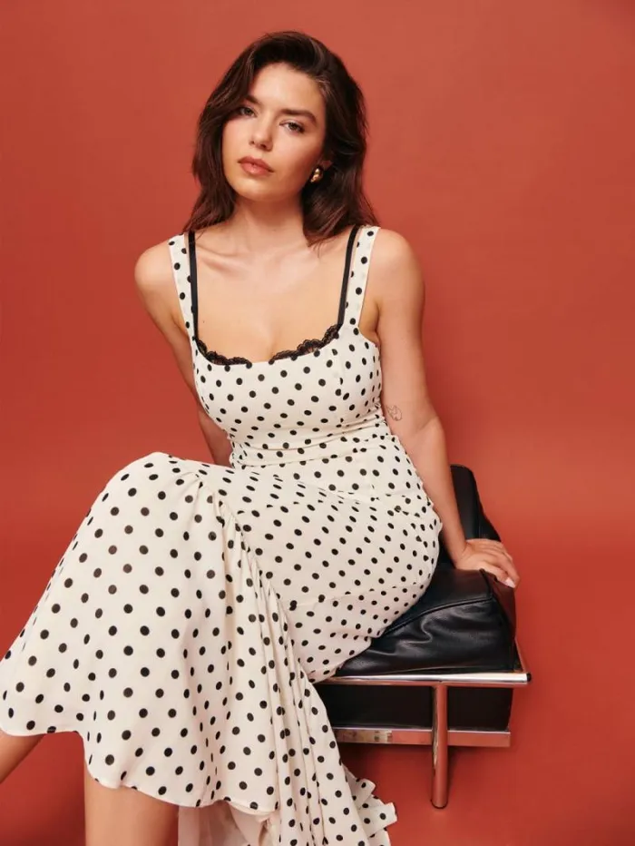 The Reformation Irisa Dress Portofino 8211 Clothing