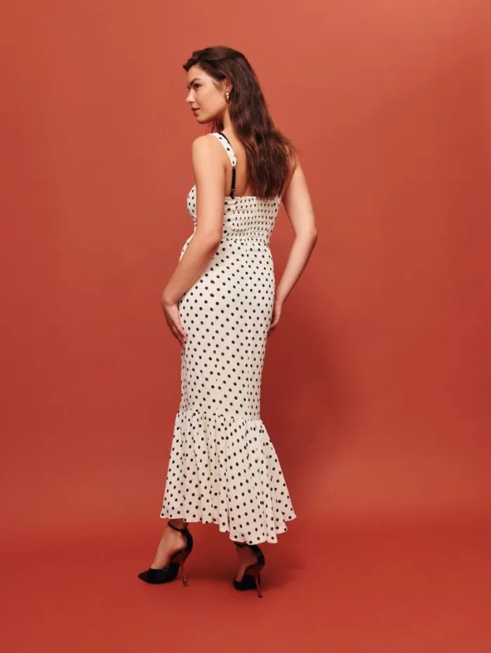The Reformation Irisa Dress Portofino 8211 Clothing