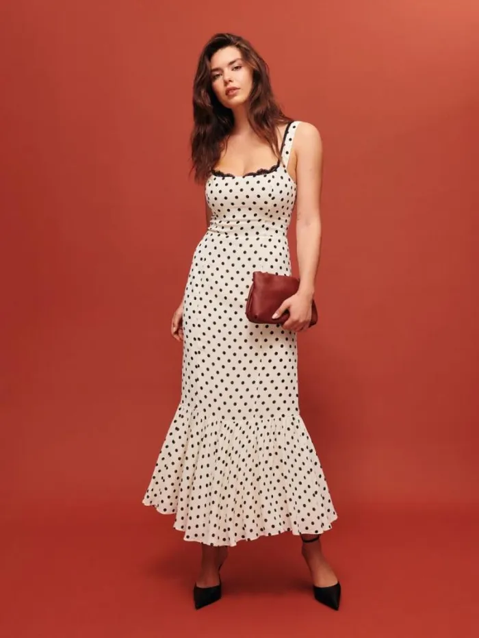 The Reformation Irisa Dress Portofino 8211 Clothing