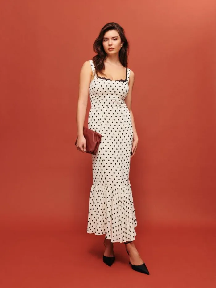 The Reformation Irisa Dress Portofino 8211 Clothing