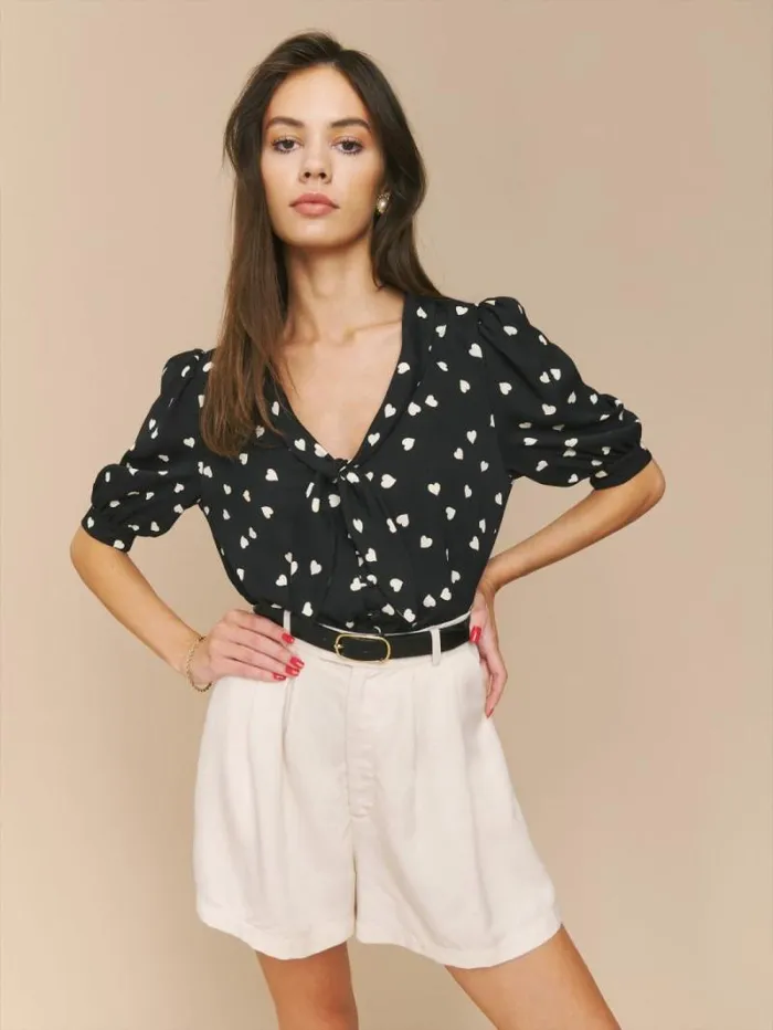 The Reformation Joelle Top Luv It 8211 Clothing